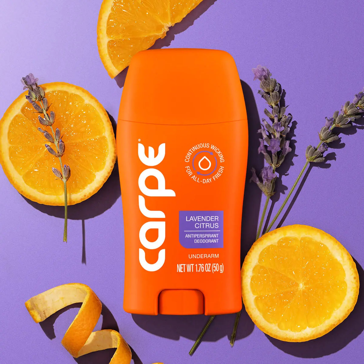 Carpe Antiperspirant Deodorant -  Quick-Drying, Non-Greasy Deodorant for Men & Women - No Baking Soda or Parabens
