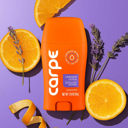 Carpe Antiperspirant Deodorant -  Quick-Drying, Non-Greasy Deodorant for Men & Women - No Baking Soda or Parabens