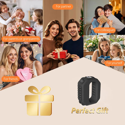 ADDWIN 2026 New Fascia Ring R10 Mini Muscle Recovery Fascia Device Upgraded Adjustable Strap Fits up to 55In Waist, Cordless Rechargeable, Designed for Waist & Back Muscle Recovery Portable Massager Parents Gift Summervibes