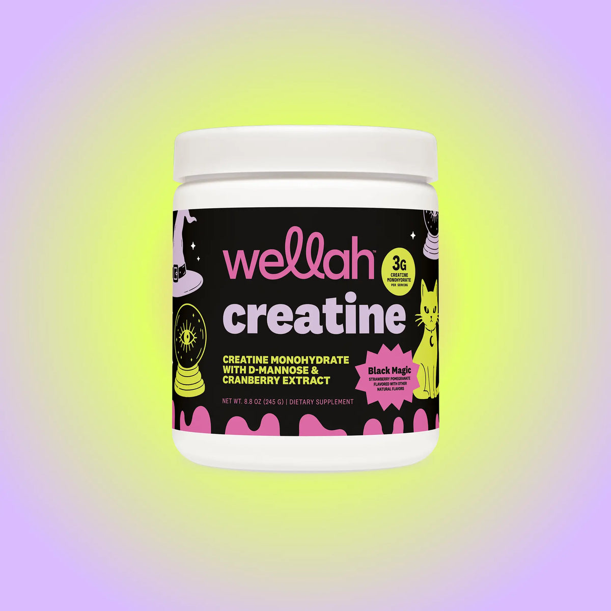 Wellah Nutrition Creatine Monohydrate | 50 Servings | 3G Creatine | 