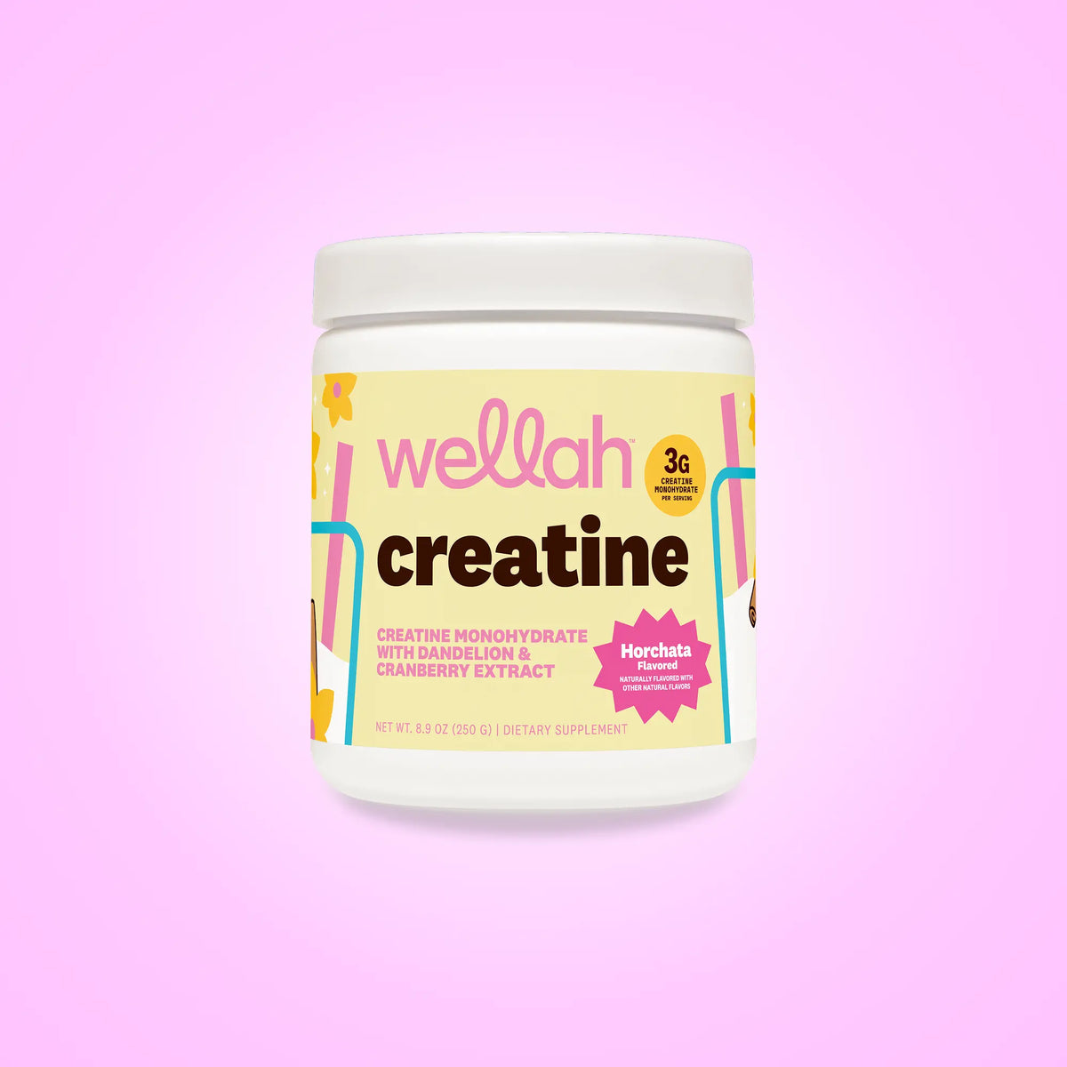 Wellah Nutrition Creatine Monohydrate | 50 Servings | 3G Creatine | 