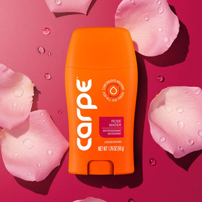 Carpe Antiperspirant Deodorant -  Quick-Drying, Non-Greasy Deodorant for Men & Women - No Baking Soda or Parabens
