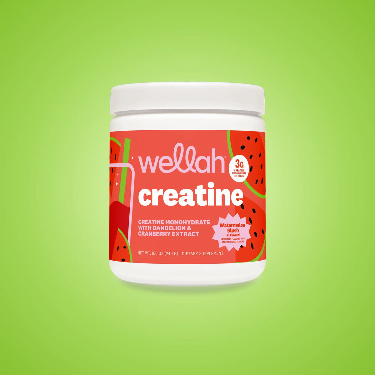 Wellah Nutrition Creatine Monohydrate | 50 Servings | 3G Creatine | 