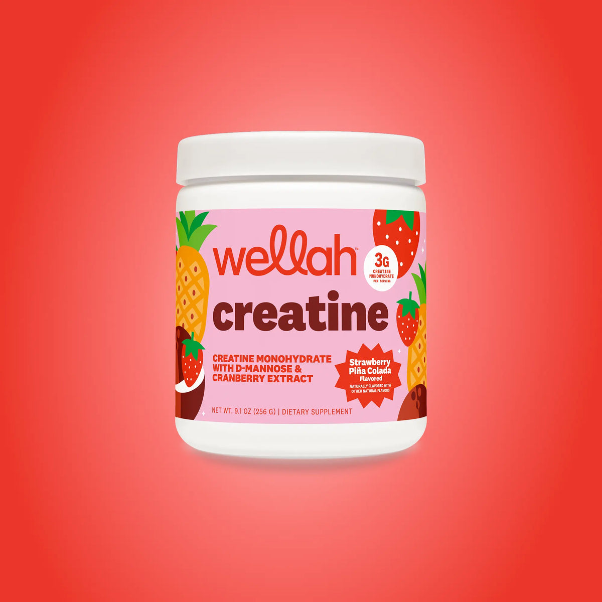 Wellah Nutrition Creatine Monohydrate | 50 Servings | 3G Creatine | 